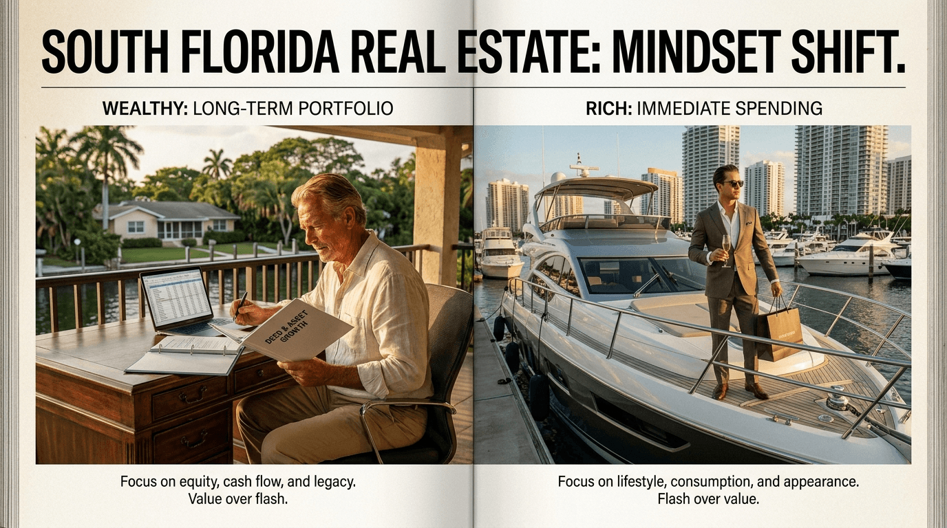 The Difference Between Rich and Wealthy — And Why It Matters for South Florida Investors