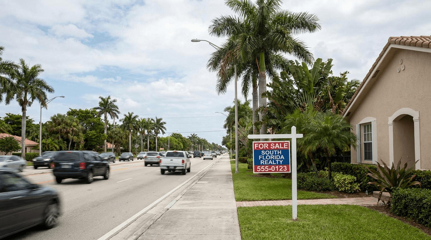 How Much Does a Busy Street Affect Home Value in South Florida?
