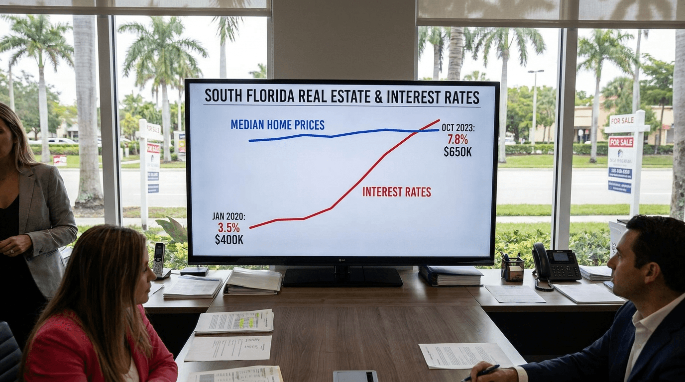 Interest Rates vs. House Prices in South Florida: What the Data Actually Shows