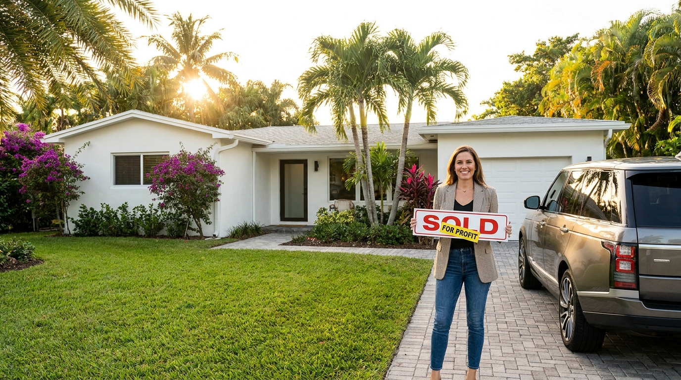 How much money flipping houses earns — renovated Florida home sold for profit