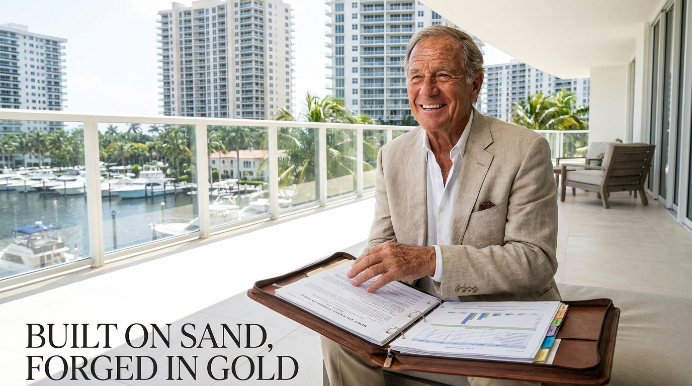 South Florida real estate investor reviewing million-dollar property portfolio for wealth building